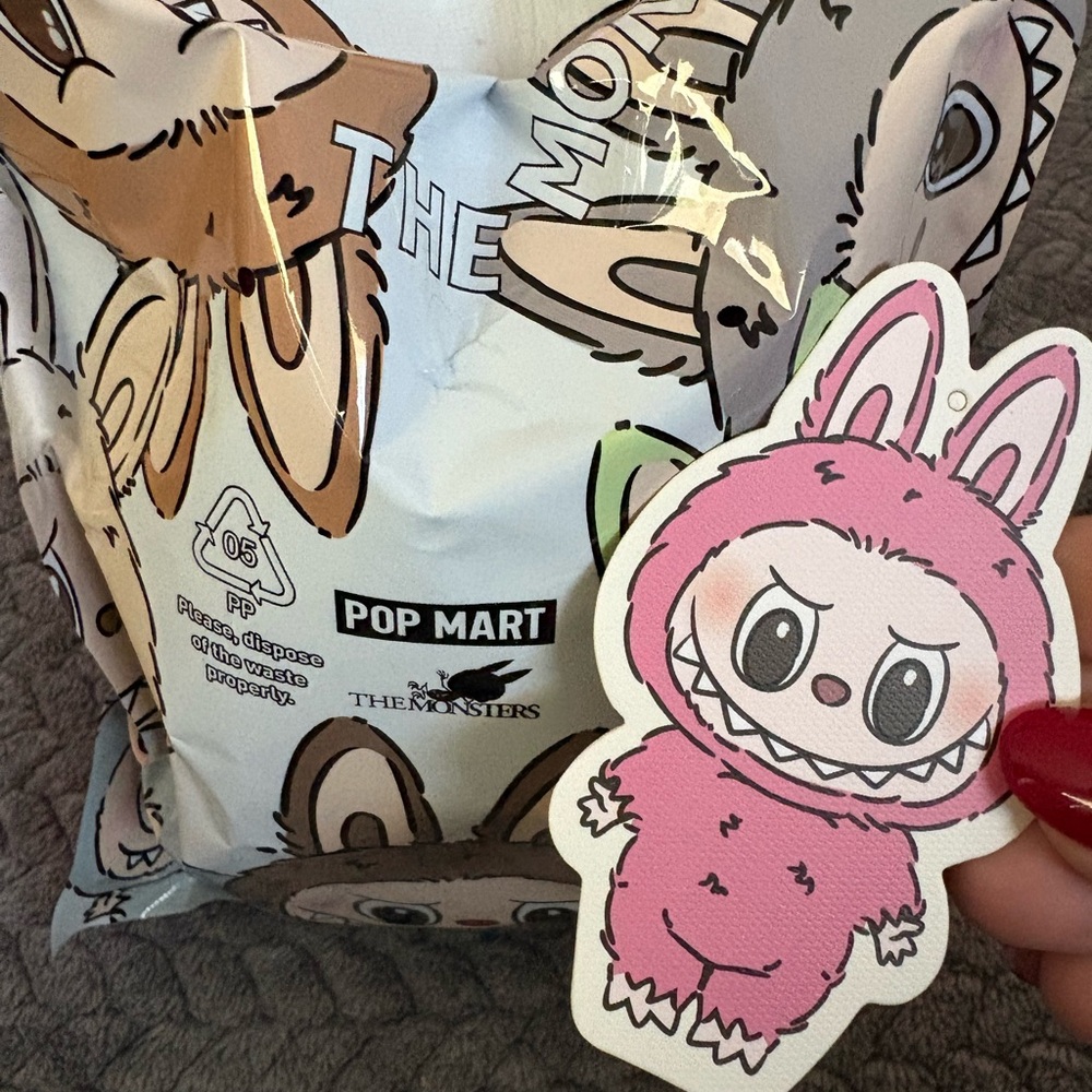 100% Authentic POPMART Labubu **Lychee Berry**

 Exciting Macaron Vinyl RESTOCK